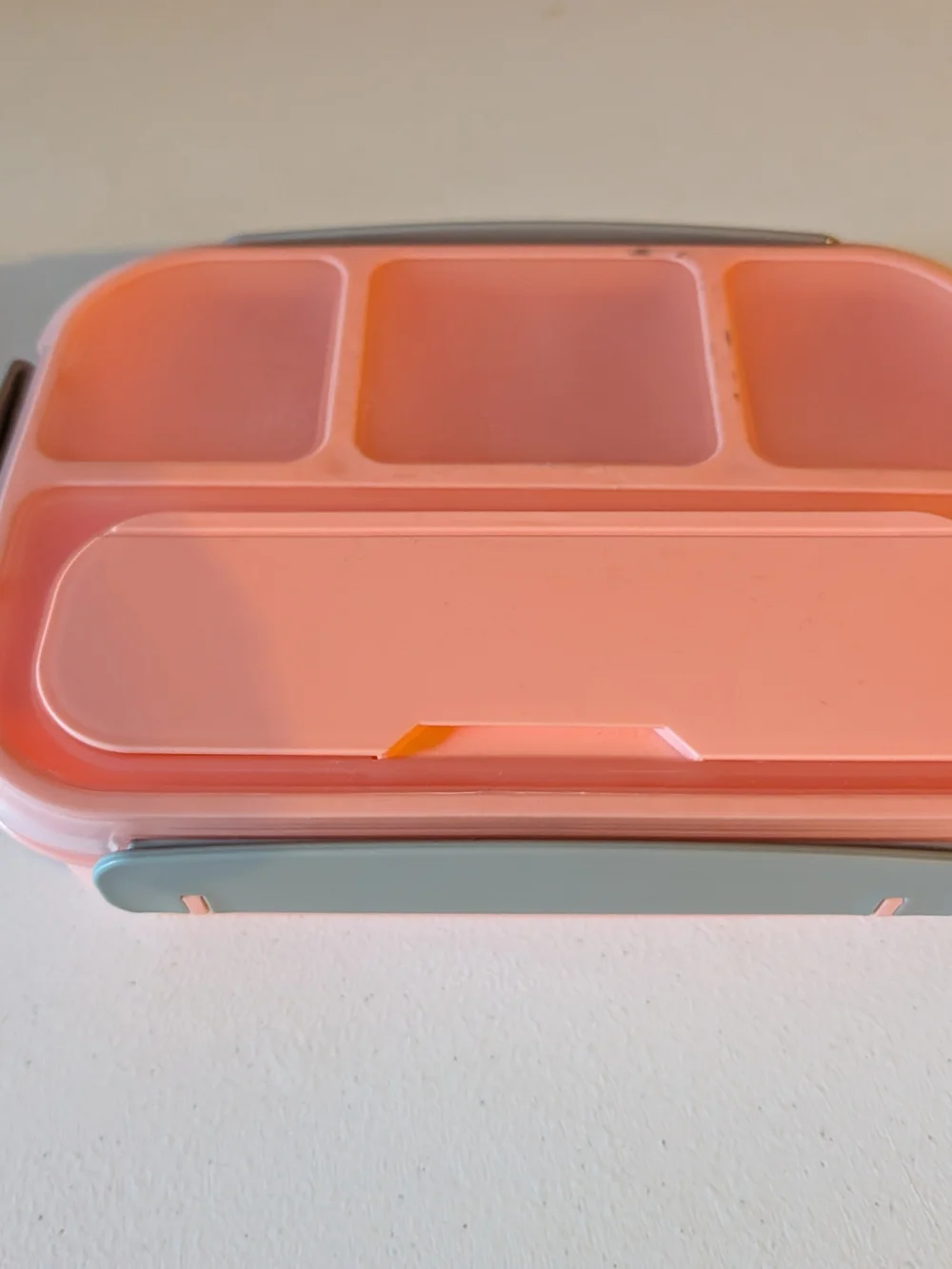 Pink Kids Bento Lunch Box with Utensil Tray